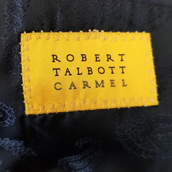 Robert Talbott Carmel Blue Peaked Lapel Blazer 44L - Picture 7 of 7